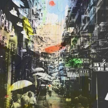 제목이 "HONG KONG Urban Arc…"인 판화 Sven Pfrommer로, 원작, 아날로그 프린트