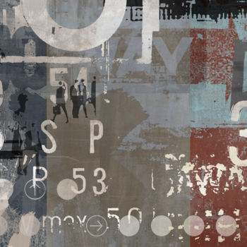 Obrazy i ryciny zatytułowany „TYPE ART I by Sven…” autorstwa Sven Pfrommer, Oryginalna praca, Srebrny nadruk