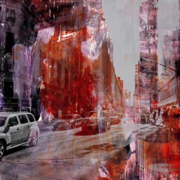 Printmaking titled "NEWYORK COLOR XXXII…" by Sven Pfrommer, Original Artwork, Analog Print