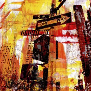 Printmaking titled "NEWYORK COLOR VI by…" by Sven Pfrommer, Original Artwork, Analog Print