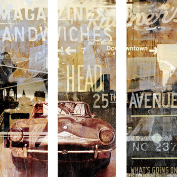 Printmaking titled "NEWYORK AVENUE I by…" by Sven Pfrommer, Original Artwork, Analog Print