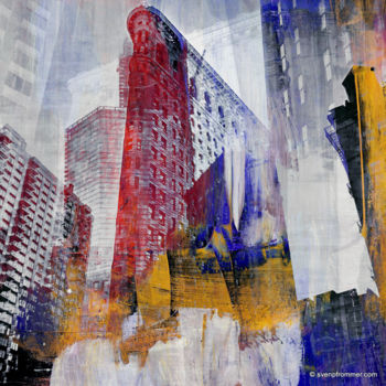 印花与版画 标题为“NY DOWNTOWN III by…” 由Sven Pfrommer, 原创艺术品, 模拟打印
