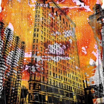 "NEWYORK COLOR V by…" başlıklı Baskıresim Sven Pfrommer tarafından, Orijinal sanat, Analog Baskı