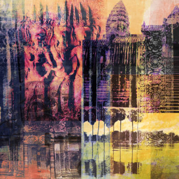 Impressões e gravuras intitulada "Cambodia Mixed Medi…" por Sven Pfrommer, Obras de arte originais, Impressão de filme