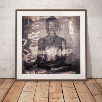 Incisioni, stampe intitolato "Buddha IX by Sven P…" da Sven Pfrommer, Opera d'arte originale, Stampa a pellicola