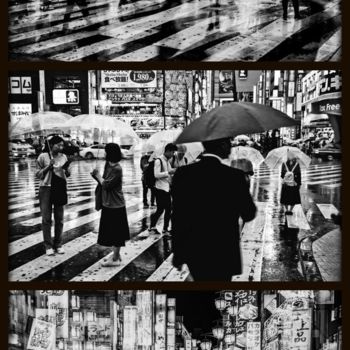 Gravures & estampes intitulée "TOKYO CROSSING III" par Sven Pfrommer, Œuvre d'art originale, Tirage argentique