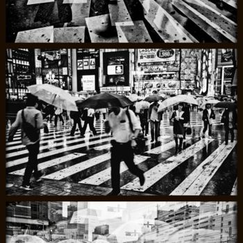 Estampas & grabados titulada "TOKYO CROSSING VI -…" por Sven Pfrommer, Obra de arte original, Impresión analógica