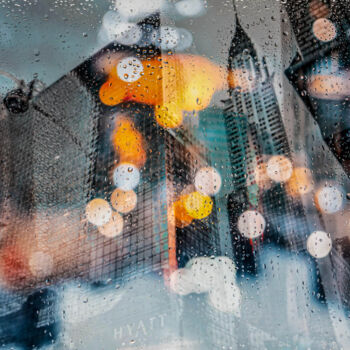 摄影 标题为“RAINY DAYS IN NEW Y…” 由Sven Pfrommer, 原创艺术品, 模拟打印 安装在铝上