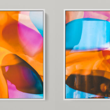 Photography titled "META COLOR XVIII -…" by Sven Pfrommer, Original Artwork, Analog Print Mounted on Aluminium