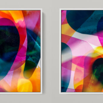 Photography titled "META COLOR VIII - P…" by Sven Pfrommer, Original Artwork, Analog Print Mounted on Aluminium