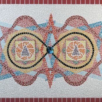 Handwerk mit dem Titel "Mandala der Unendli…" von Musaicum Steinbildsetzerei Sven Strauß, Original-Kunstwerk