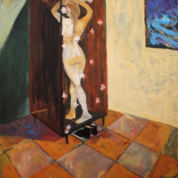 Pittura intitolato "The wardrobe" da Svetlin Kolev, Opera d'arte originale, Olio