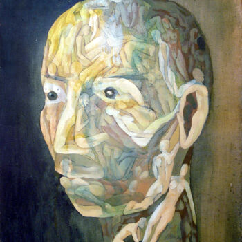 Malarstwo zatytułowany „Head” autorstwa Svetlin Kolev, Oryginalna praca, Olej