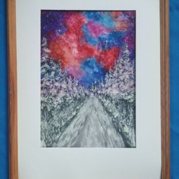 Картина под названием "Дорога в сказку" - Светлана Светличная, Подлинное произведение искусства, Акварель