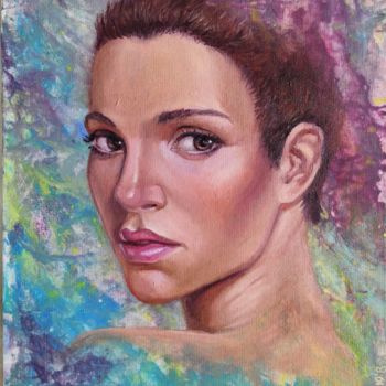 Painting titled "Lizzy" by Svetlana M. Belova, Original Artwork, Oil