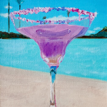 Painting titled "Sea cocktail" by Svetlana Berezova, Original Artwork, Oil