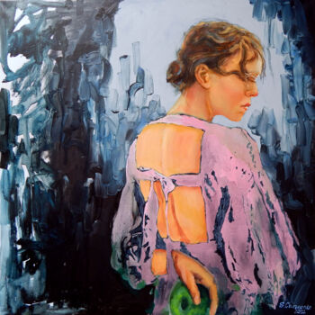 Картина под названием "Ева" - Светлана Черненко, Подлинное произведение искусства, Масло