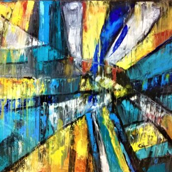 Картина под названием "Пространство желаний" - Светлана Чернова, Подлинное произведение искусства, Масло Установлен на Дерев…