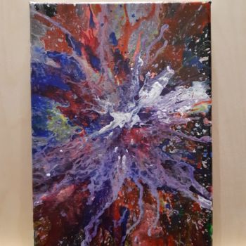 Картина под названием ""Космическая абстра…" - Светлана Дегилёва, Подлинное произведение искусства, Акрил