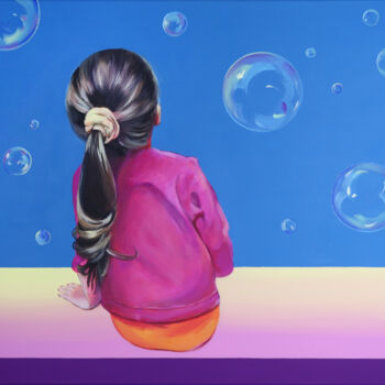Pintura titulada "The moment.2" por Svetlana Iskoskikh, Obra de arte original, Acrílico Montado en Bastidor de camilla de ma…