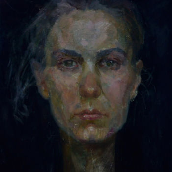 Painting titled "Sveta" by Svetlana Kalinicheva, Original Artwork, Oil