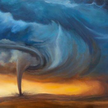 "Tornado" başlıklı Tablo Svetlana Lebedeva tarafından, Orijinal sanat, Petrol Ahşap Sedye çerçevesi üzerine monte edilmiş