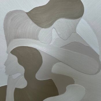 Картина под названием "Couple" - Svetlana Loskurinskaia, Подлинное произведение искусства, Масло