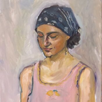 Painting titled "Gayane" by Svetlana Martirosyan, Original Artwork, Oil