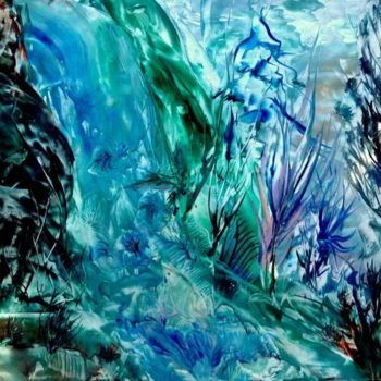 Pintura intitulada "La cascada" por Svety Art, Obras de arte originais