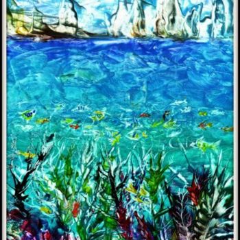 Malarstwo zatytułowany „Il mondo sottomarino” autorstwa Svety Art, Oryginalna praca