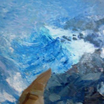 Malerei mit dem Titel "Sea." von Svetlana Prokosheva, Original-Kunstwerk, Öl