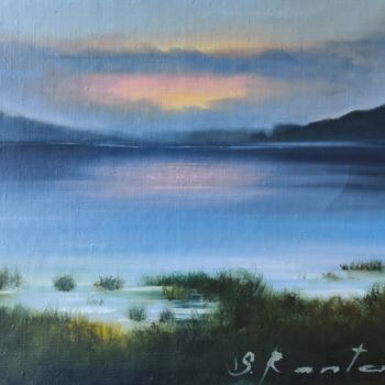 Painting titled "Sunset" by Svetlana Ranta, Original Artwork, Oil