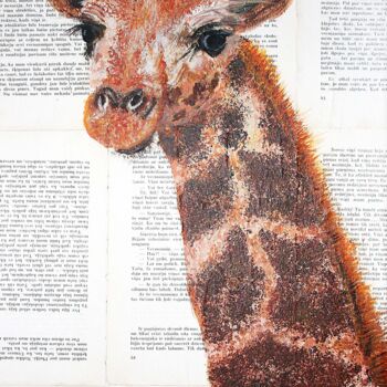 「Giraffe 2」というタイトルの絵画 Svetlana Samovarova (SA.LANA)によって, オリジナルのアートワーク, アクリル