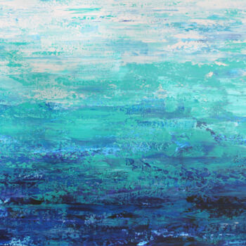 Painting titled "REFLECTION OF WATER" by Svetlana Samovarova (SA.LANA), Original Artwork, Acrylic