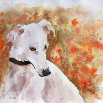 Peinture intitulée "PET PORTRAIT I. AUT…" par Svetlana Samovarova (SA.LANA), Œuvre d'art originale, Aquarelle