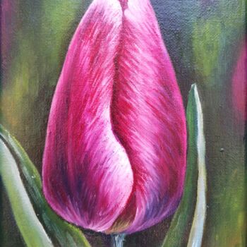绘画 标题为“Tulip. (2).” 由Svetlana Samsonova, 原创艺术品, 油