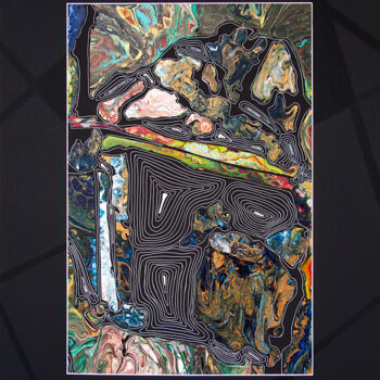 Pittura intitolato "Color metamorphoses" da Svetlana Saratova, Opera d'arte originale, Collages