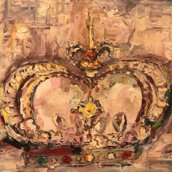 「Crown」というタイトルの絵画 Svet Schiel Galleryによって, オリジナルのアートワーク, オイル
