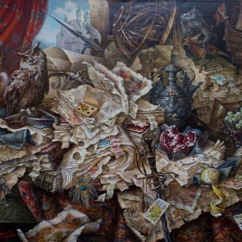 Картина под названием "REVIVAL" - Ivan Sviridov, Подлинное произведение искусства, Масло