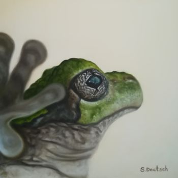 Картина под названием "лягуш." - Svitlana Deutsch (светлана дойч), Подлинное произведение искусства, Масло