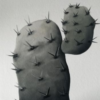 绘画 标题为“kaktus 234” 由Svitlana Deutsch (светлана дойч), 原创艺术品, 油