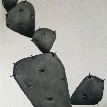 Ζωγραφική με τίτλο "kaktus 242" από Svitlana Deutsch (светлана дойч), Αυθεντικά έργα τέχνης, Λάδι