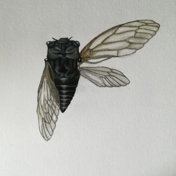 Ζωγραφική με τίτλο "муха" από Svitlana Deutsch (светлана дойч), Αυθεντικά έργα τέχνης, Λάδι