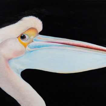 Peinture intitulée "Pelican" par Svitlana Miku, Œuvre d'art originale, Huile