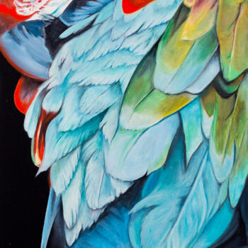绘画 标题为“Parrot” 由Svitlana Miku, 原创艺术品, 油