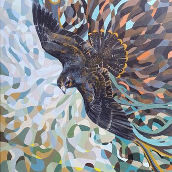 Картина под названием ""Energy of Flight"" - Svitlana Natarova, Подлинное произведение искусства, Масло