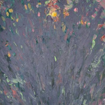 Peinture intitulée "les lavandes" par Svitlana Rasymiene, Œuvre d'art originale, Huile