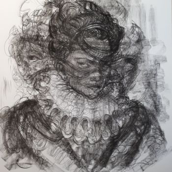 Рисунок под названием ""Марго"" - Светлана Соколовская, Подлинное произведение искусства, Маркер