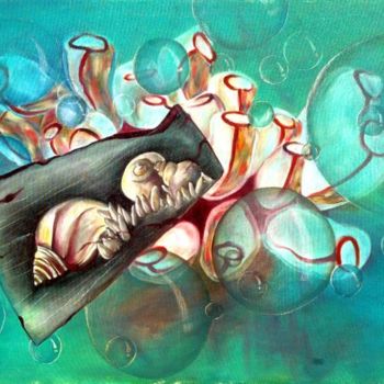 Pittura intitolato "fantasy" da Swati Rastogi, Opera d'arte originale
