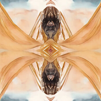 Arts numériques intitulée "Black Messiah" par Swoop, Œuvre d'art originale, Photo montage